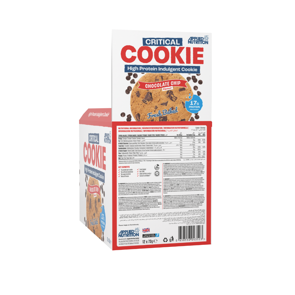 APPLIED NUTRITION CRITICAL COOKIE Proteinkekse (Box 12x73g)