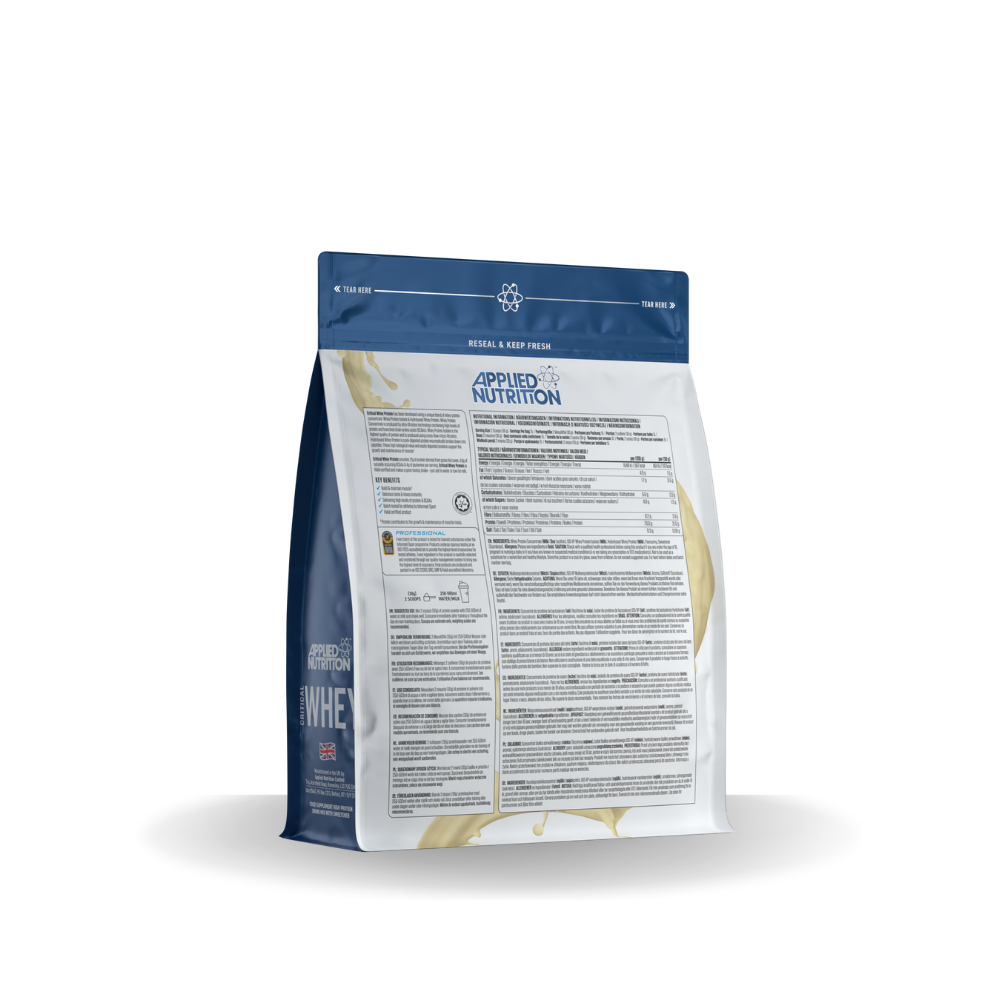 Proteine del siero del latte Critical Whey Applied Nutrition (450 g – 15 porz.)