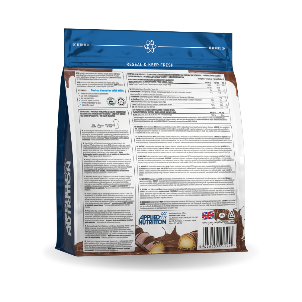 Proteine del Siero del Latte Isolate – ISO-XP 1 kg (40 porz.) | Applied Nutrition