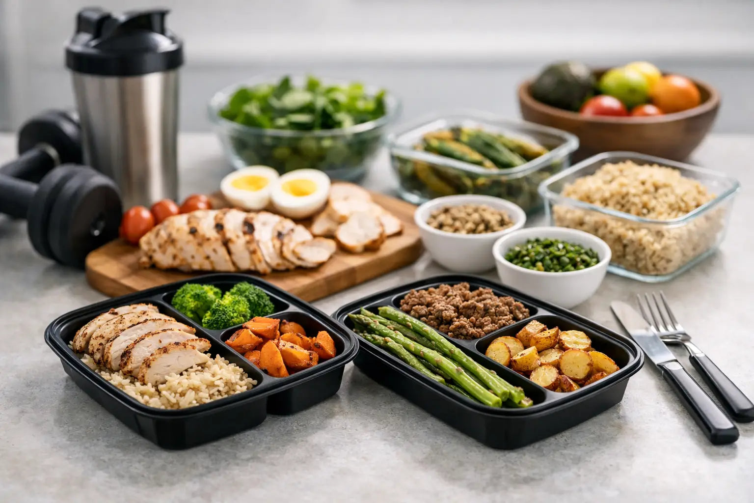 Muscle Gain Meal Prep Example That Works