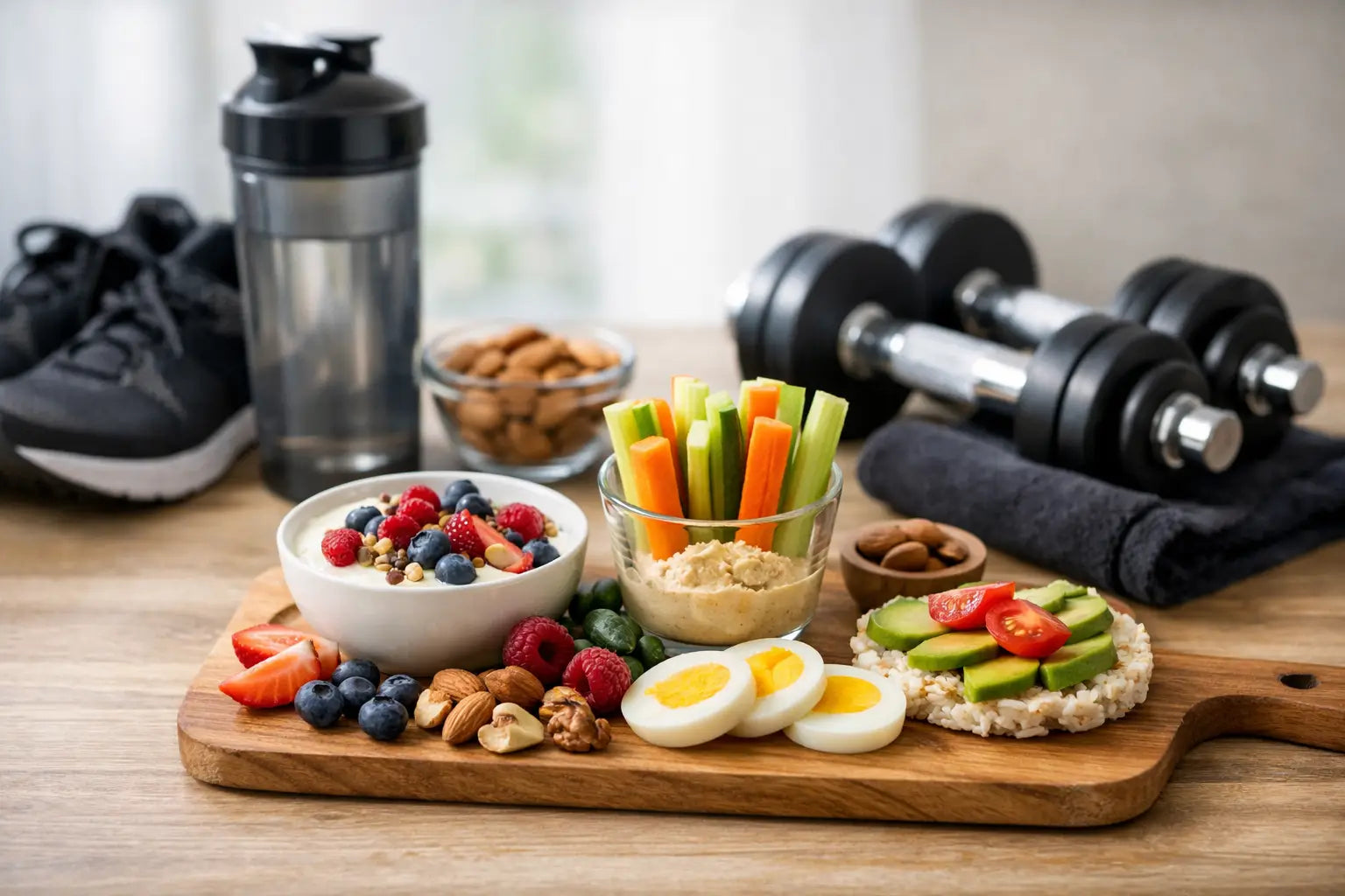 Gesunde Snacks Fitness: smart essen rund ums Training