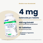 Rhodiola Rosea SFD Nutrition (90 cpr. – 90 porz.), vantaggi principali in tedesco