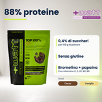 Whey Protein Isolate Top 100% XP +Watt 750 g: 88% proteine, senza glutine, 0,4% di zuccheri, bromelina e papaina