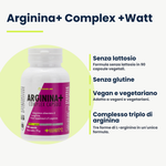 Arginina+ Complex +Watt, vantaggi, versione italiana