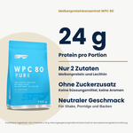 Whey Protein WPC 80 Pure SFD Nutrition 700 g: 24 g Protein pro Portion, 79 g pro 100 g, 23 Portionen