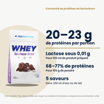 Whey Lactose Free AllNutrition 700 g: 20-23 g de protéines par portion, lactose sous 0,01 g, 5 saveurs