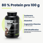 Whey Protein Concentrate 80 +Watt: 80 % Protein pro 100 g, zuckerarm, glutenfrei, mit Vitaminen