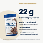ISO-XP Whey Protein Isolate Applied Nutrition 850 g, wichtigste Vorteile auf Italienisch
