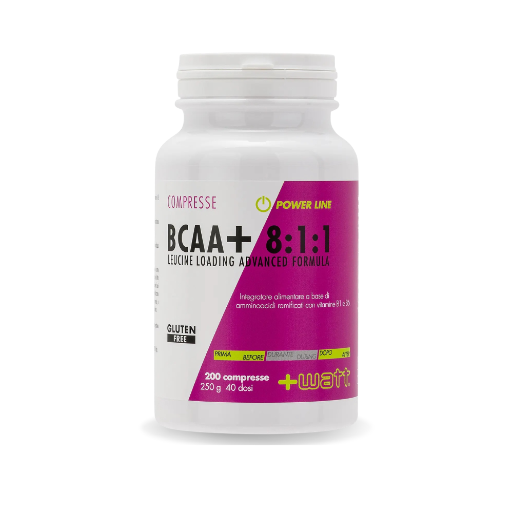 BCAA+ 8:1:1 Tablets +Watt (200 tabs. – 40 serv.)