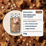 BPR Nutrition Instant Oatmeal Flour Chocolate Cookie Dough 1 kg: 91% Hafermehl, ohne Zuckerzusatz, Ballaststoffquelle, vegan friendly (DE)