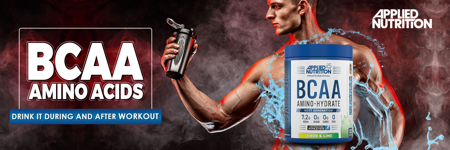 Bcaa amino acids for muscle recovery and development. Intra and Post Workout