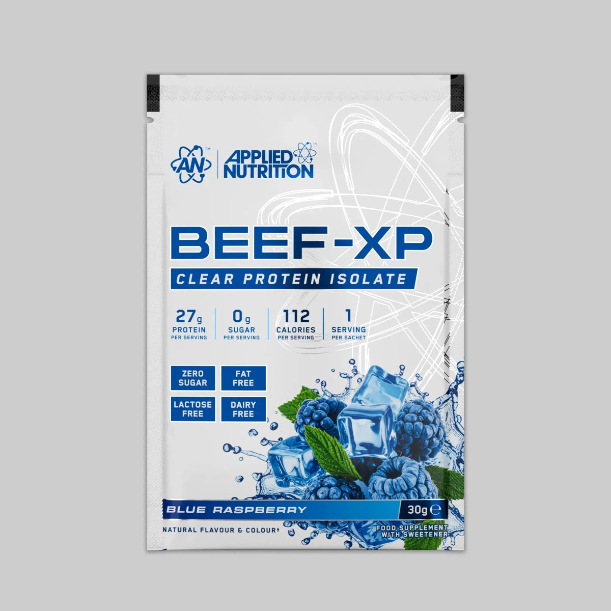 Beef-XP Sample Sachet Applied Nutrition 30g – Blue Raspberry