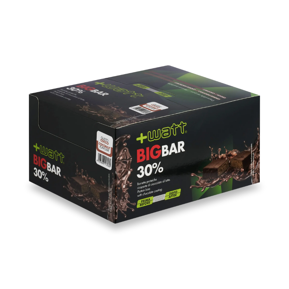 Barretta Proteica 30% – Big Bar +Watt (Box 20 x 80 g)