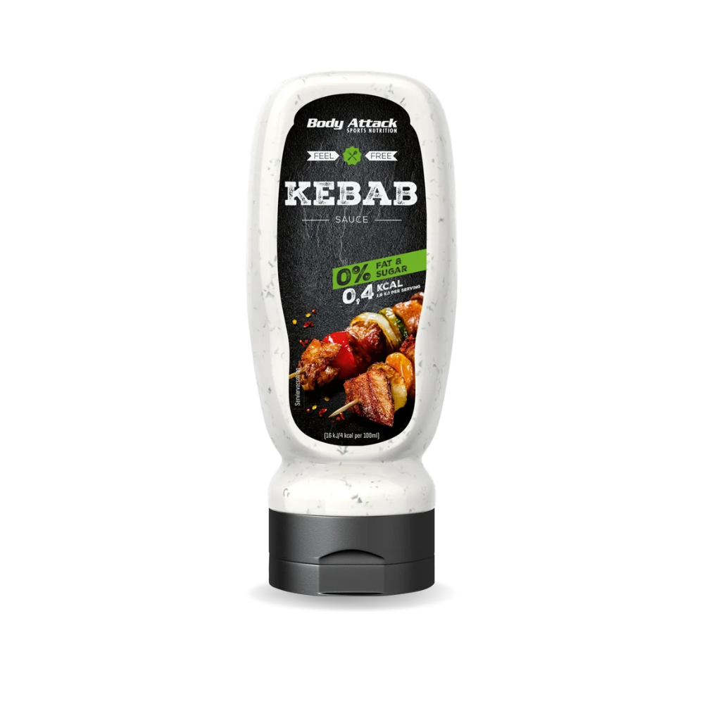 Salsa mit wenig Kalorien Kebab Body Attack (320ml) EXP 31.01.26