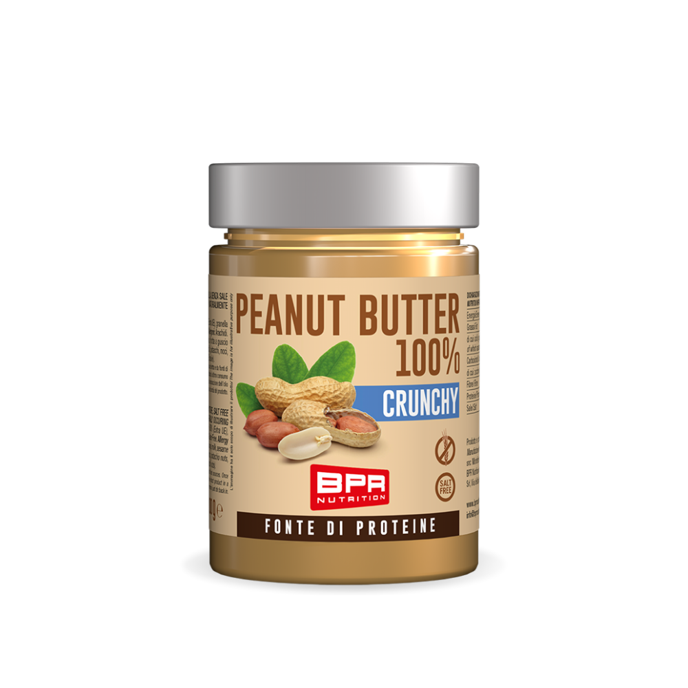 Burro d'Arachidi 100% Crunchy BPR Nutrition (300 g)