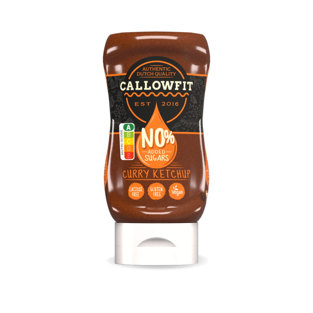 Sauce mit wenig Kalorien Curry Ketchup CallowFit (300 ml)