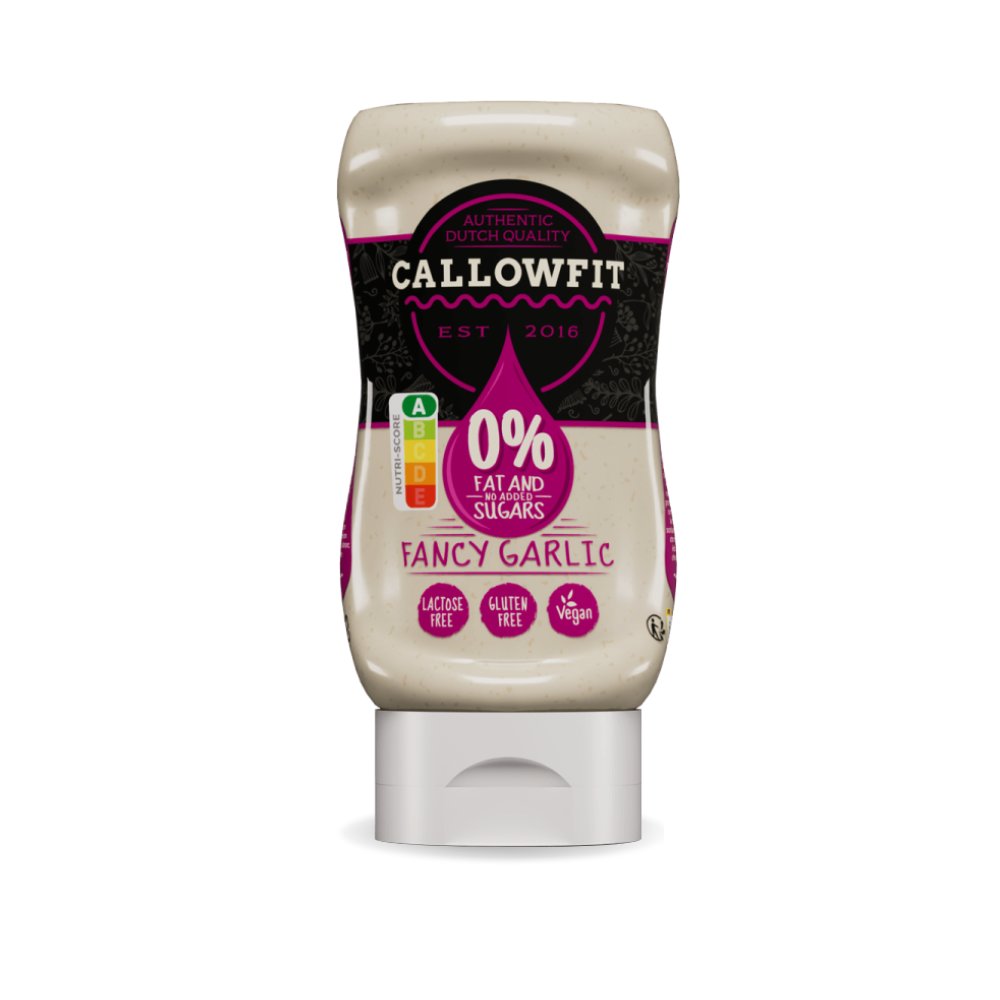 CALLOWFIT Null-Kalorien-Sauce FANCY GARLIC (300 ml)