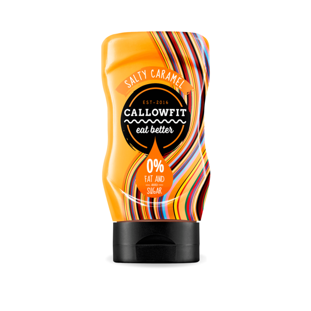 Salsa a basso contenuto calorico Salty Caramel CallowFit (300 ml)