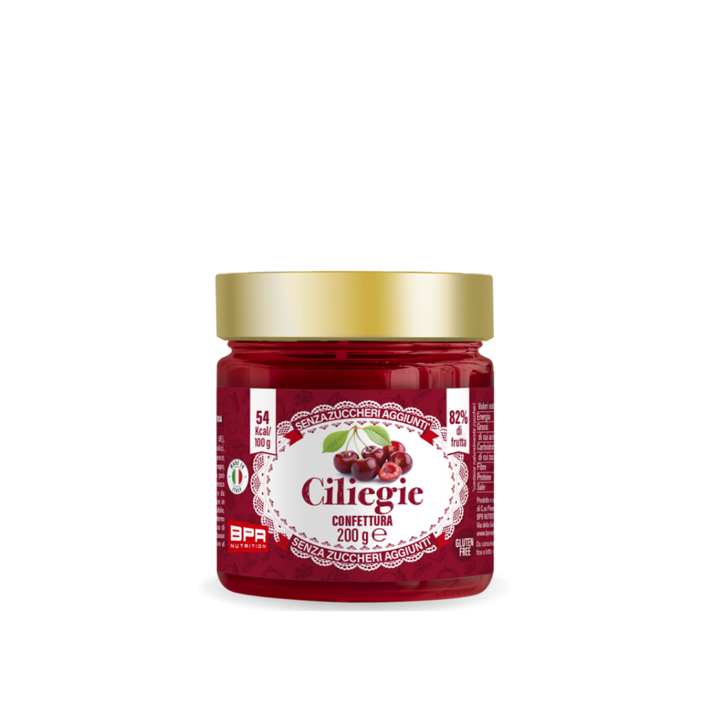 Confettura di CILIEGIE – BPR Nutrition (200 g) EXP. 31.01.26