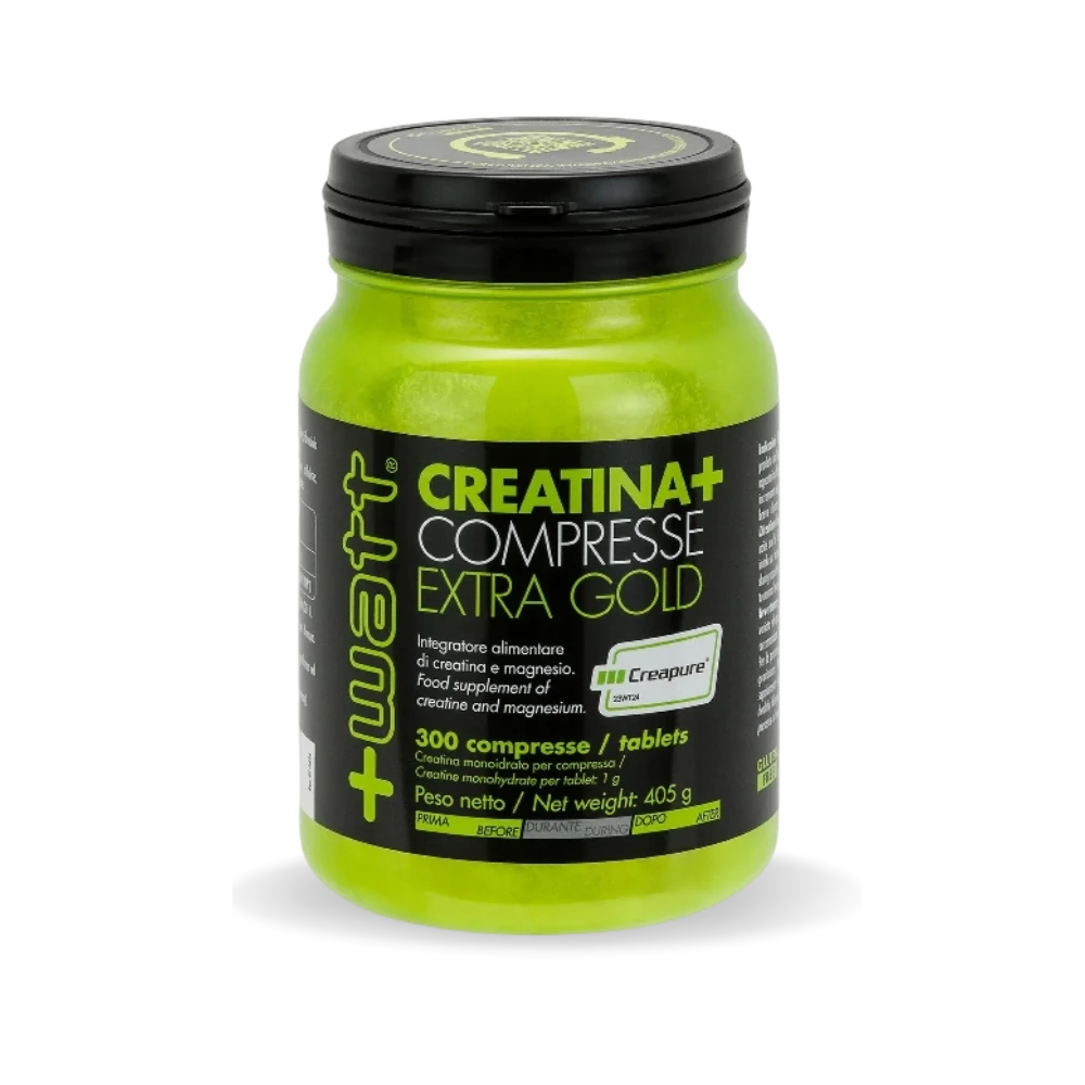 Creatina Monohydrate Creapure® +Watt Extragold (300 cpr – 100 porz.)