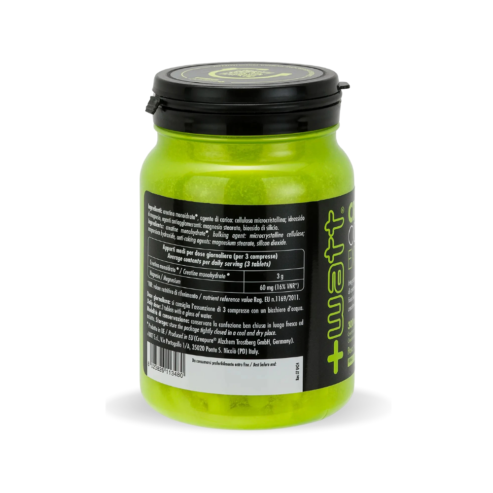 Creatina Monoidrato Creapure® +Watt Extragold (300cpr – 100 dosi)