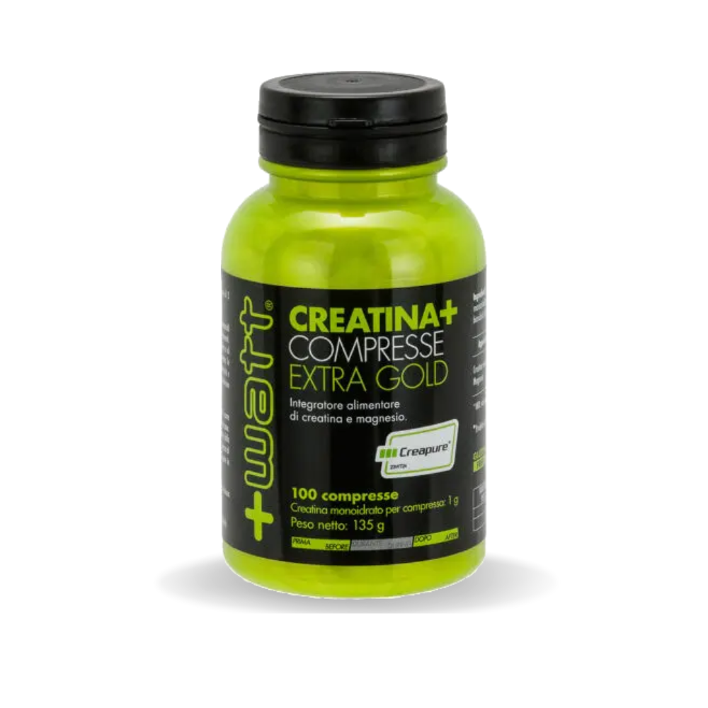 Kreatin-Monohydrat Creapure® +Watt Extragold (300 Tab – 100 Port.)