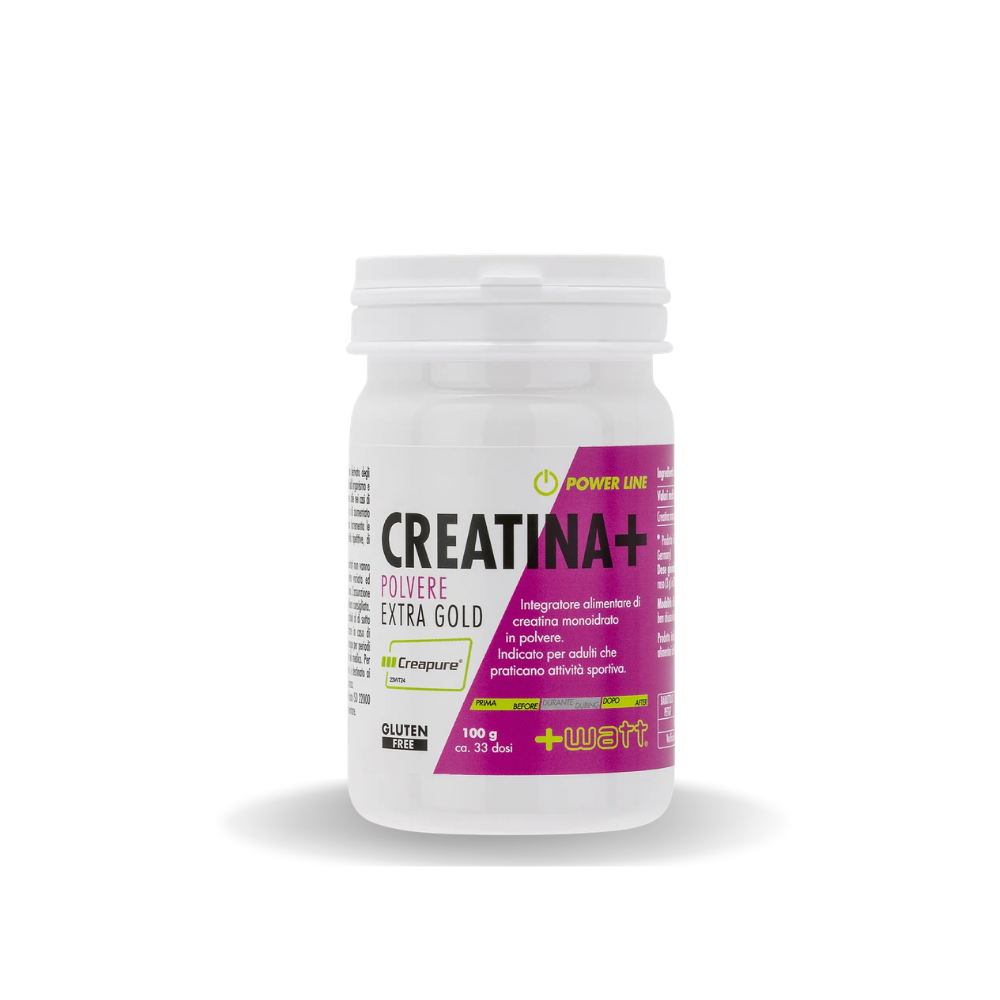 Creatine Monohydrate Creapure® +Watt Extragold (100g – 33 serv.)