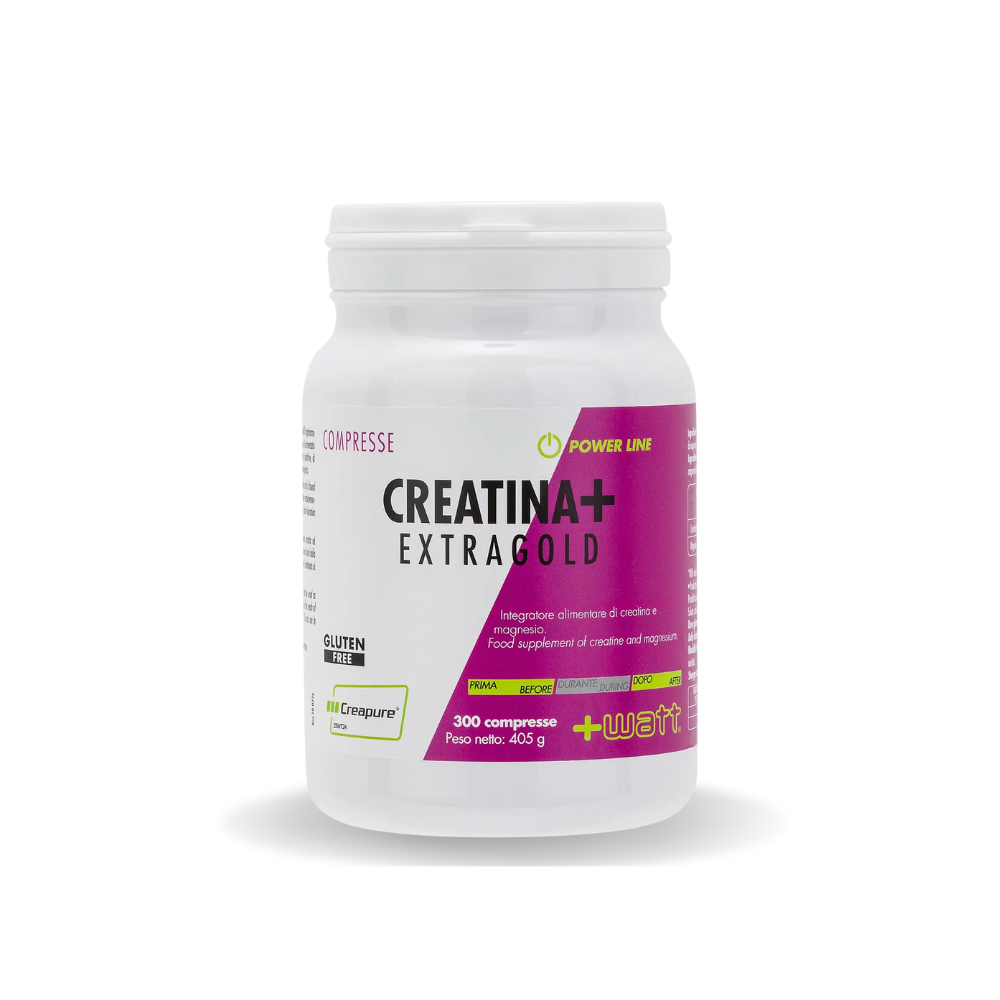Creatine Monohydrate Creapure® +Watt Extragold (300 tab – 100 serv.)