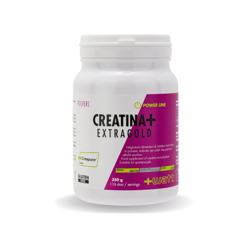 Creatine Monohydrate Creapure® +Watt Extragold (350g – 116 serv.)