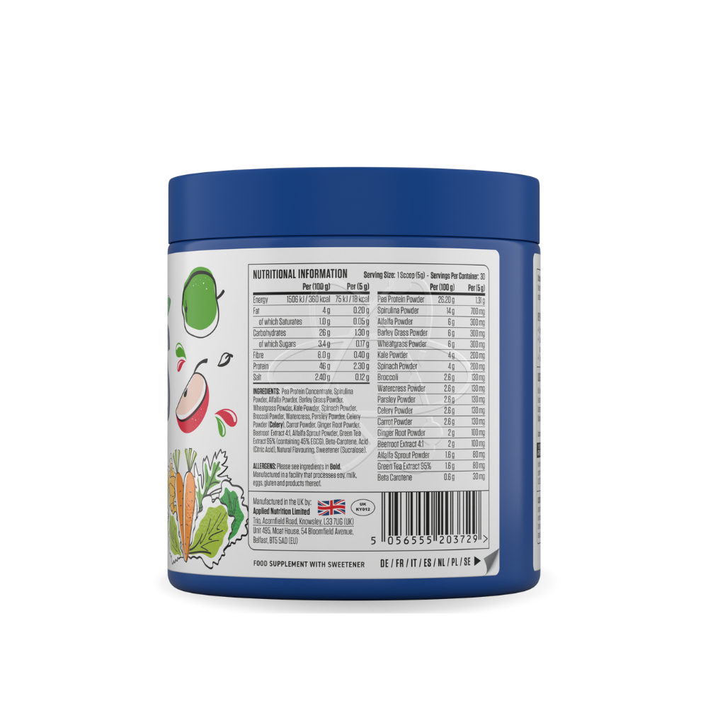 Critical Greens Superfood – Applied Nutrition (150 g – 30 dosi)