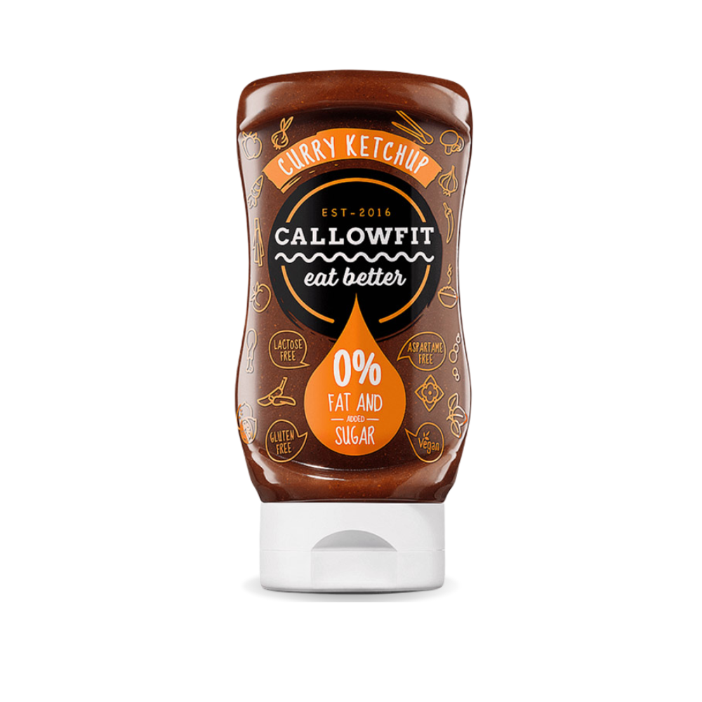 CALLOWFIT zero calorie sauce CURRY KETCHUP (300ml)