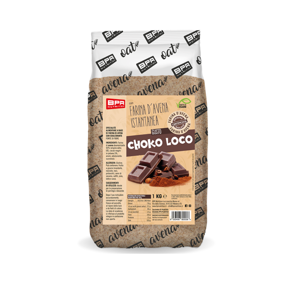 Farina d’Avena Choco Loko BPR Nutrition (1 kg)