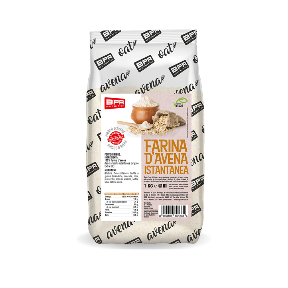 Farina d’Avena Natural BPR Nutrition (1 kg)