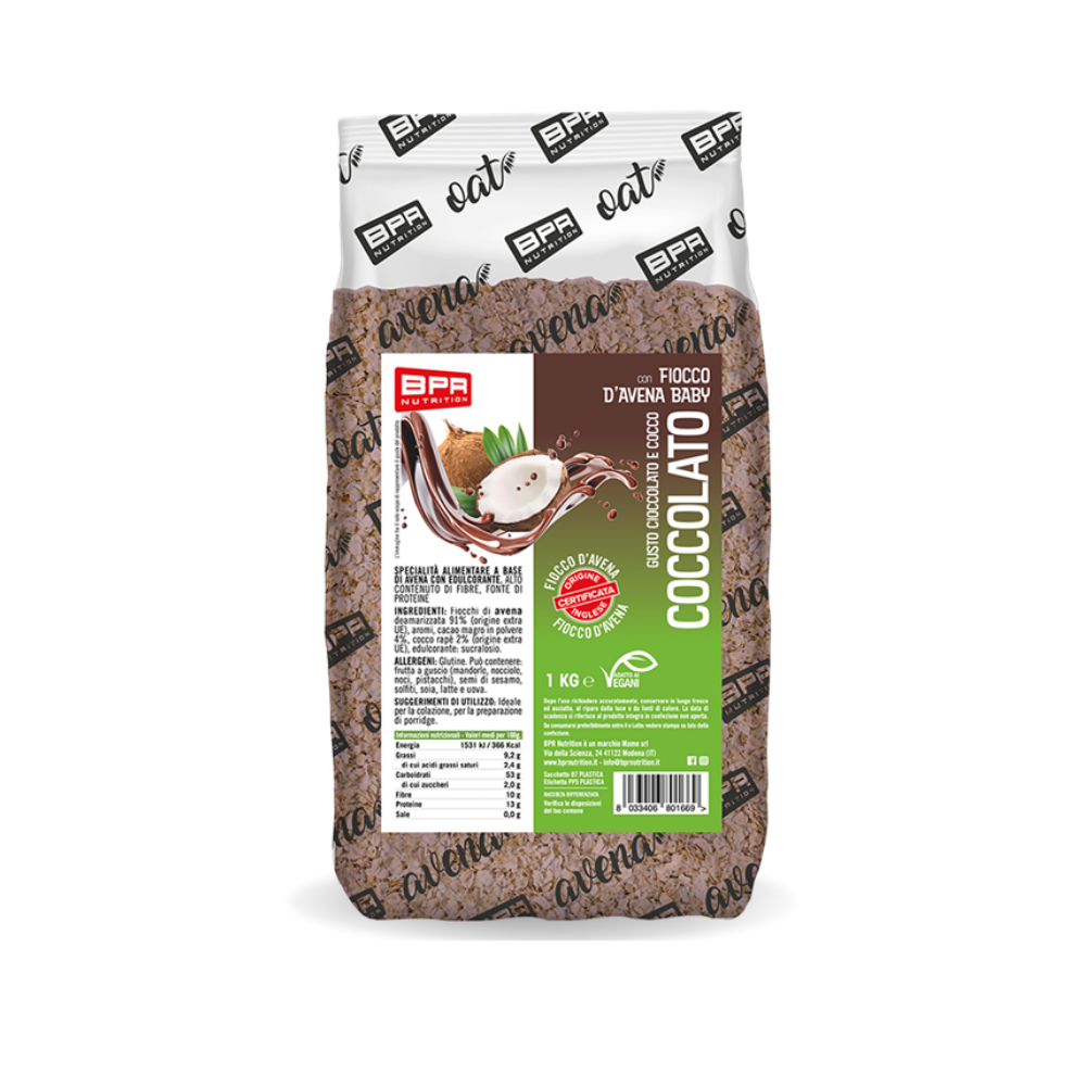 Coccolato Porridge Oat Flakes – BPR Nutrition (1 kg)