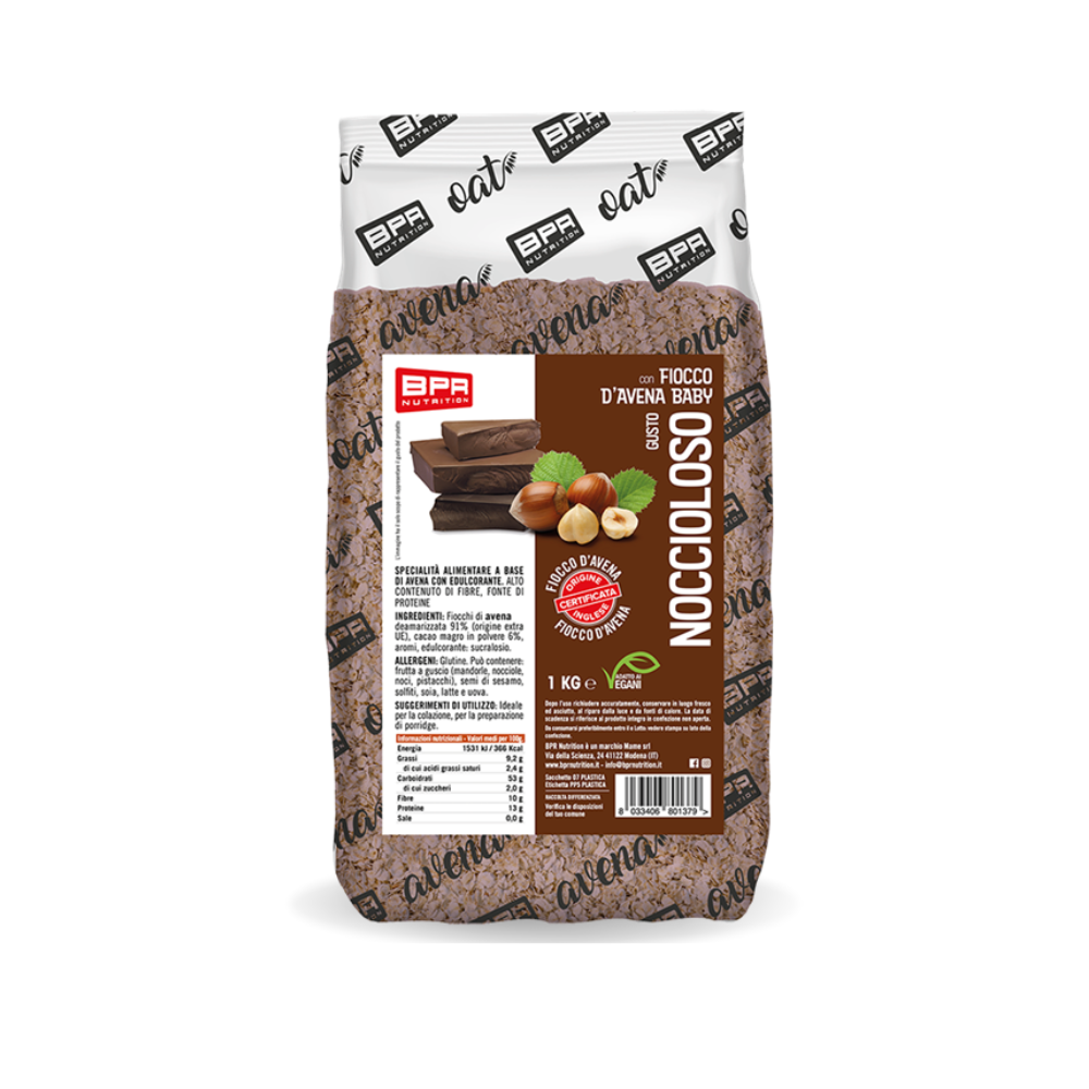 Fiocco d’Avena Baby Noccioloso BPR Nutrition (1 kg)