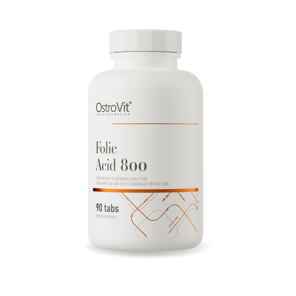 Folic Acid 800 OstroVit (90 tabs. - 90 serv.)