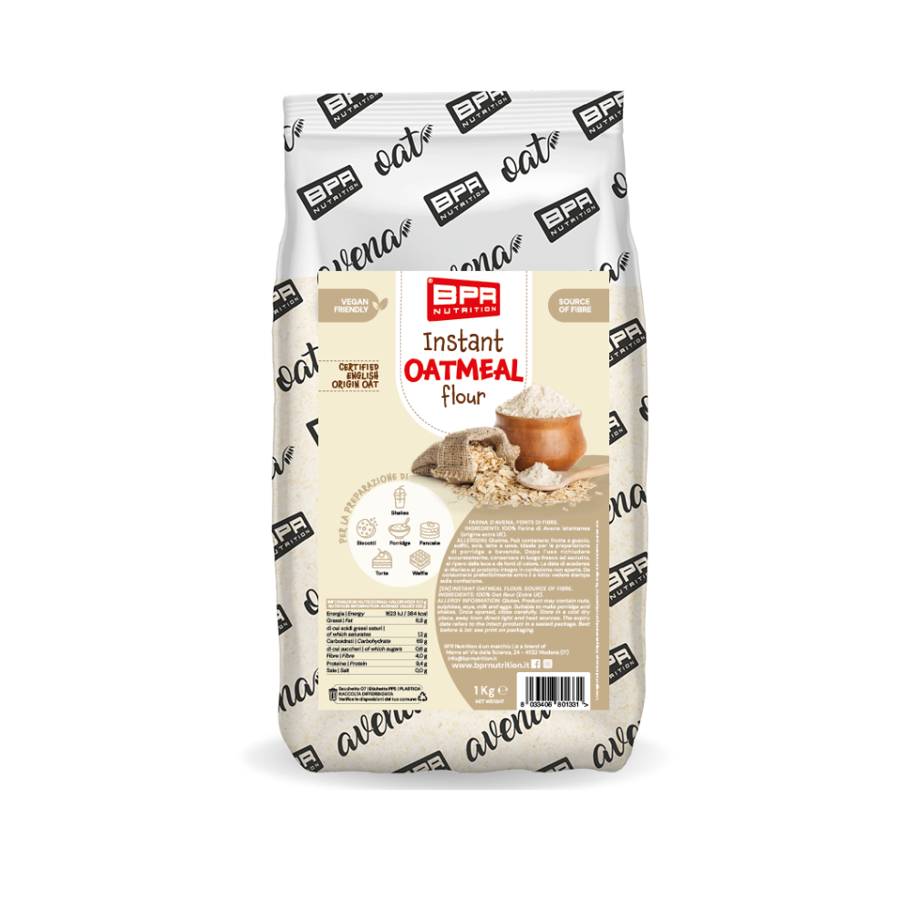 Instant Hafermehl Natural BPR Nutrition (1 kg)