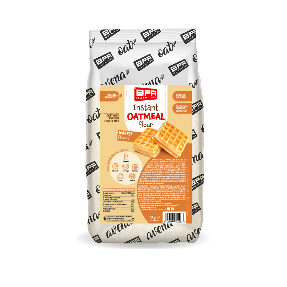 Instant Oatmeal Flour Waffle BPR Nutrition (1 kg)