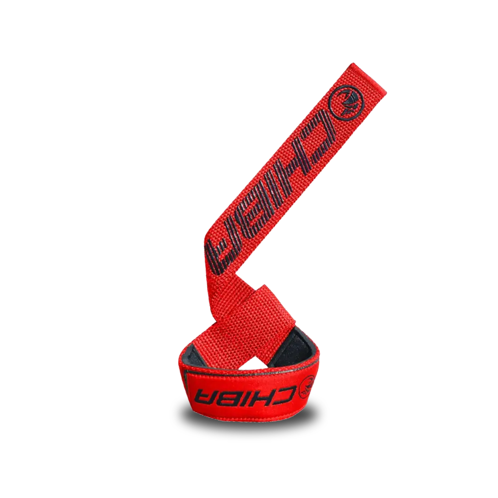 Lifting Strap 40605 Red Chiba (Taglia Unica)