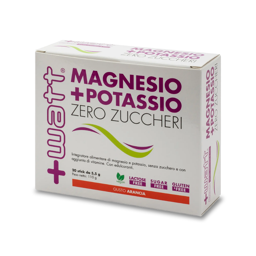 Magnesio + Potassio Zero Zuccheri +Watt (110 g – 20 dosi)