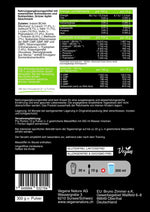 NukleoMAP13 Green Apple, nutrition label