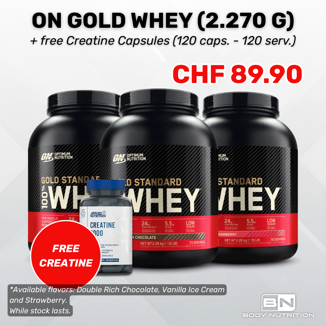 Optimum Nutrition Gold Standard 100% Whey - Proteine in Polvere (2.270g - 76 porz.)