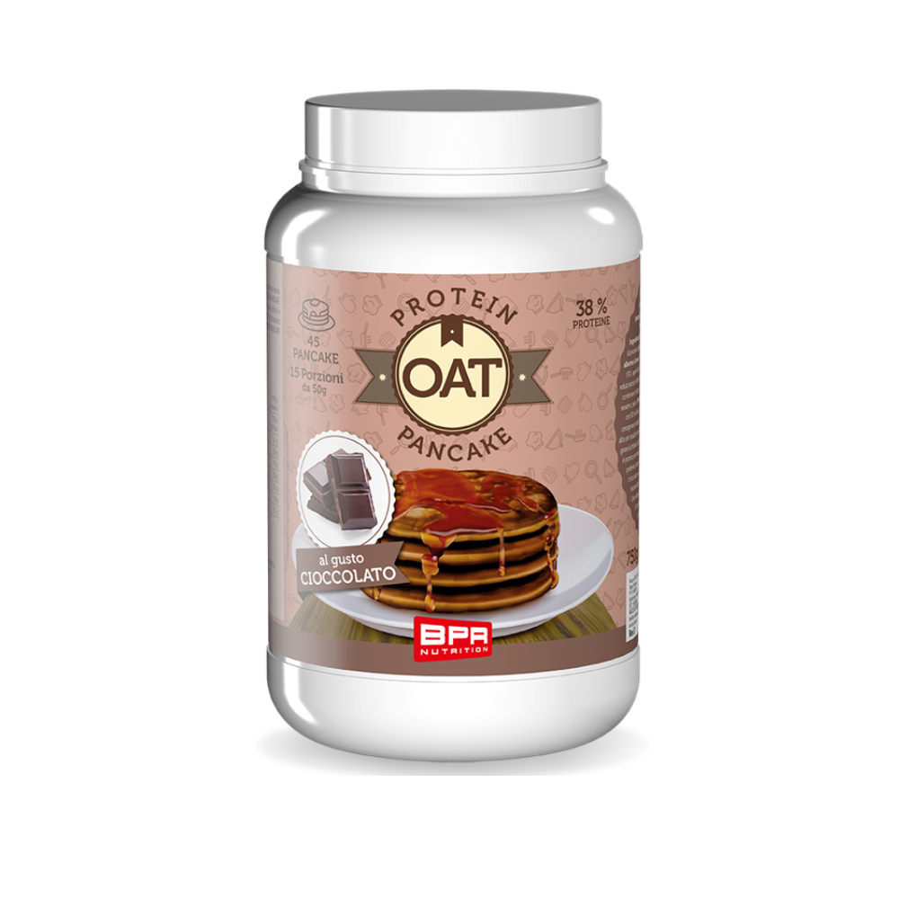 Oat Protein Pancake Cioccolato BPR Nutrition (750 g)