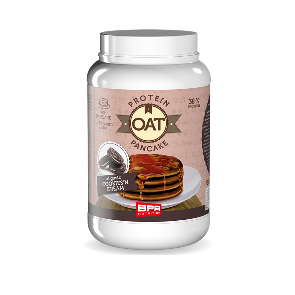 Oat Protein Pancake Cookies ‘n Cream BPR Nutrition (750 g) EXP. 31.01.26