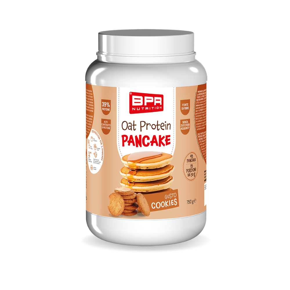 Oat Protein Pancake Cookies BPR Nutrition (750 g), 750-g-Dose, Vorderansicht