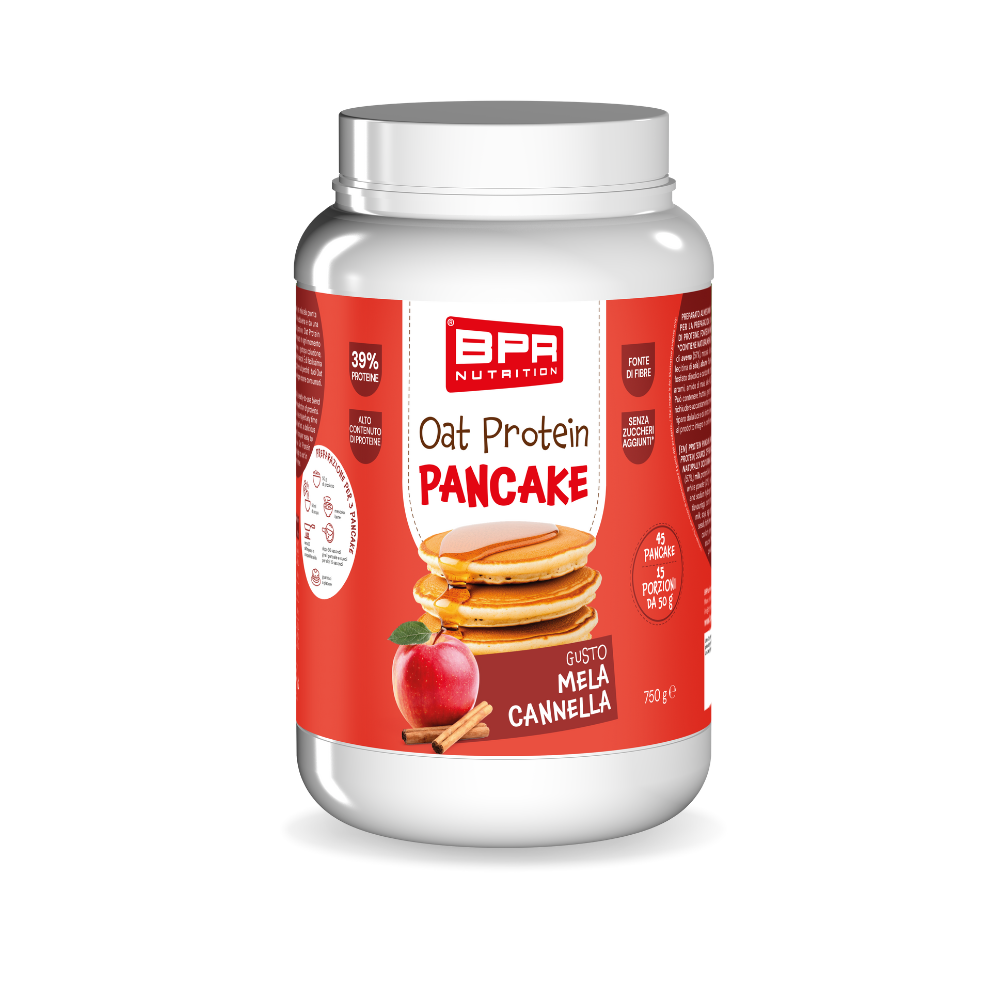 Oat Protein Pancake Mela e Cannella BPR Nutrition (750 g)