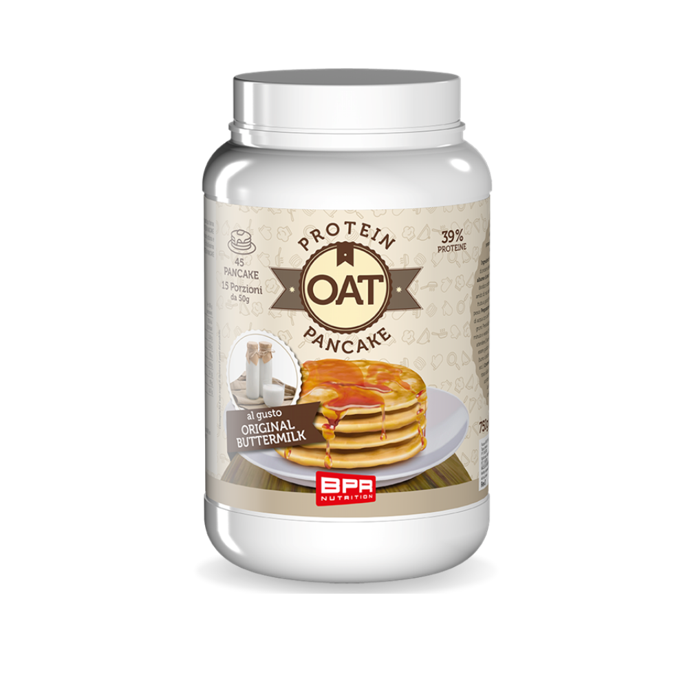 Oat Protein Pancake Original Buttermilk BPR Nutrition (750 g)