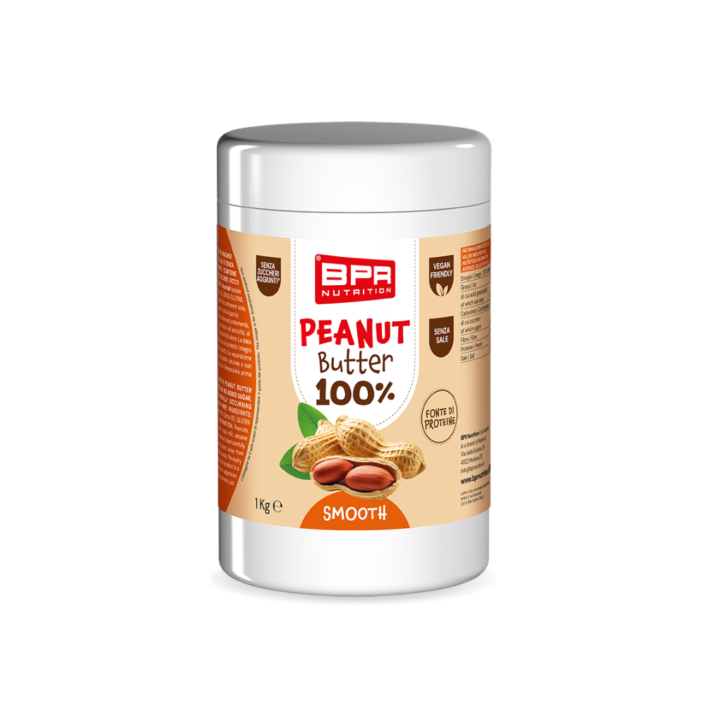 Peanut Butter 100% Smooth BPR Nutrition (1 Kg)