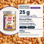 BPR Nutrition Peanut Butter 100% Super Crunchy 300 g: Proteinquelle, ballaststoffreich, ohne Zuckerzusatz, vegan, glutenfrei