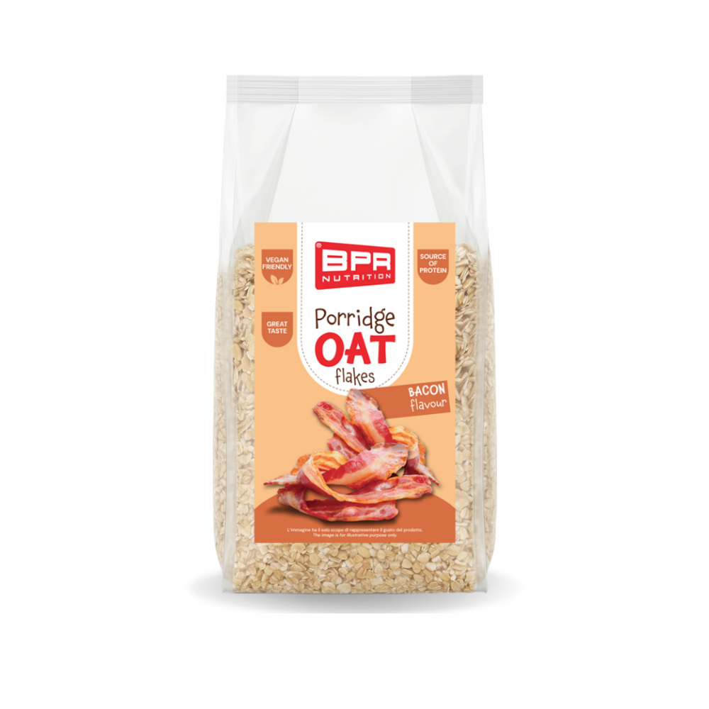 Porridge Oat Flakes Bacon BPR Nutrition (500 g)